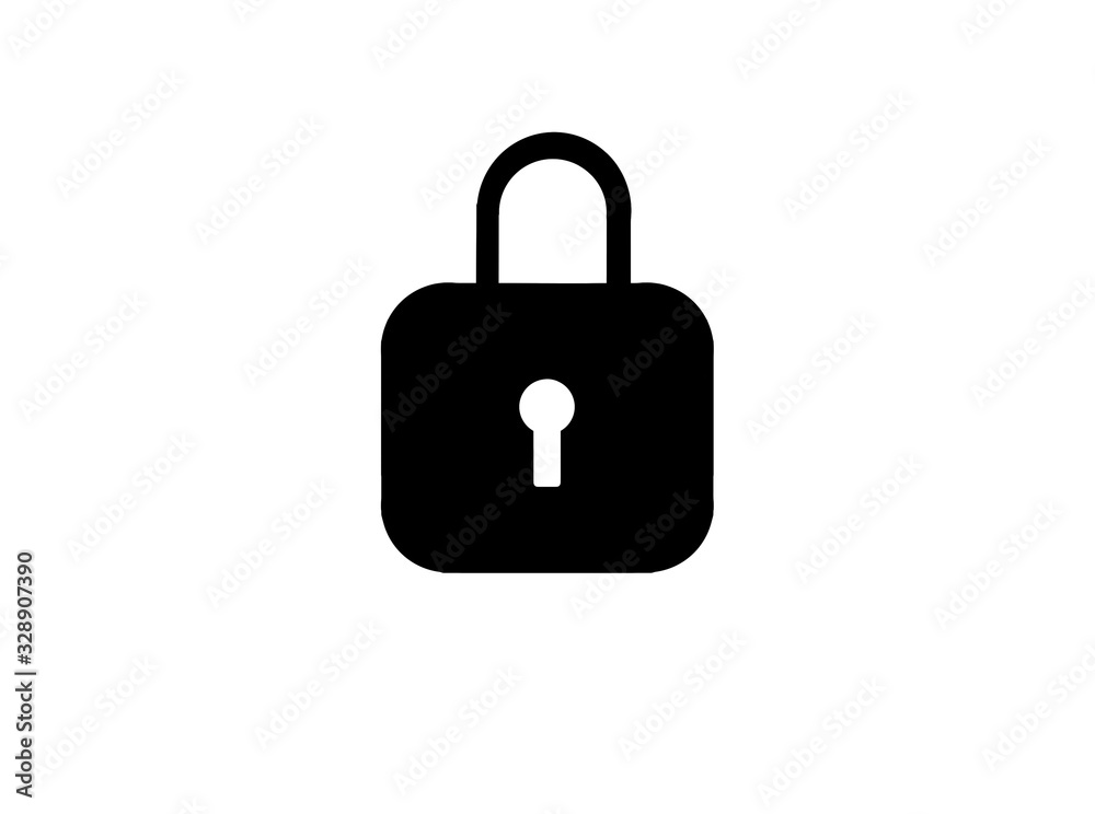 lock icon white background lock icon white background