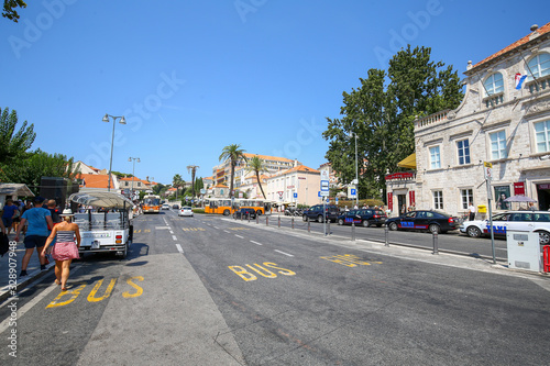 View of the streets of the city of Zadar