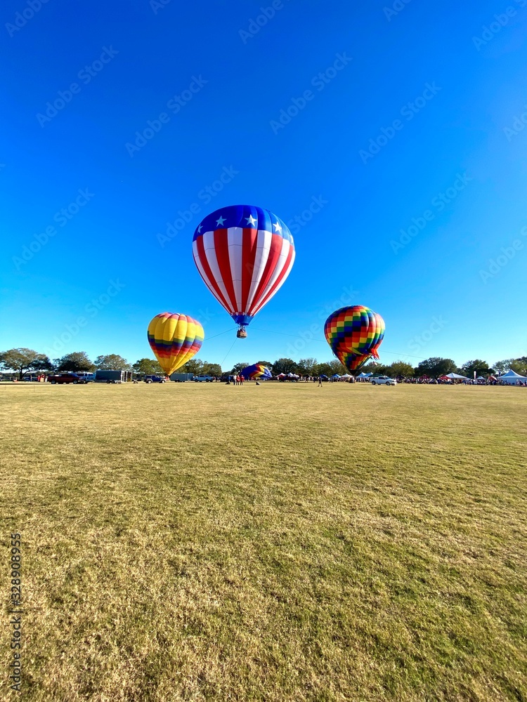 Naklejka premium Hot Air Balloons