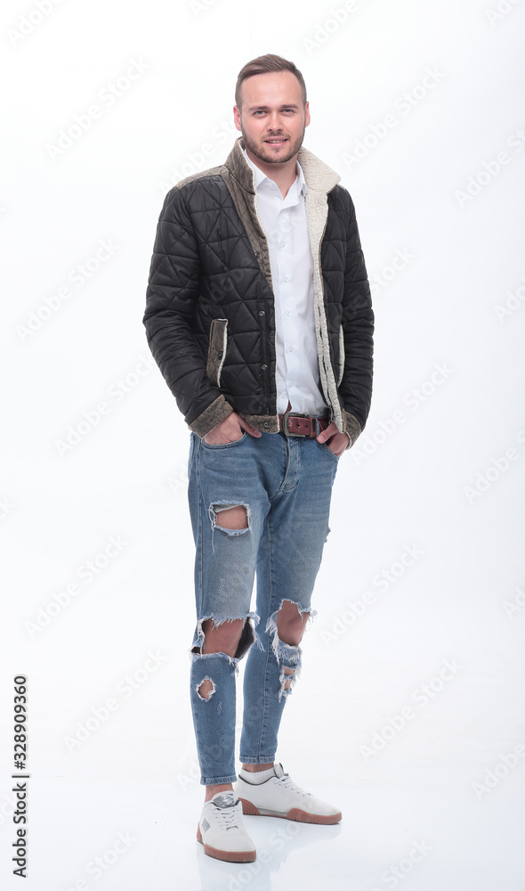 Fototapeta premium group of happy young people pointing at you