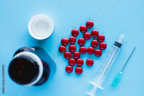 Blood tonic includes multiv...