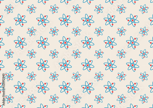 Abstract science pattern design vector background.