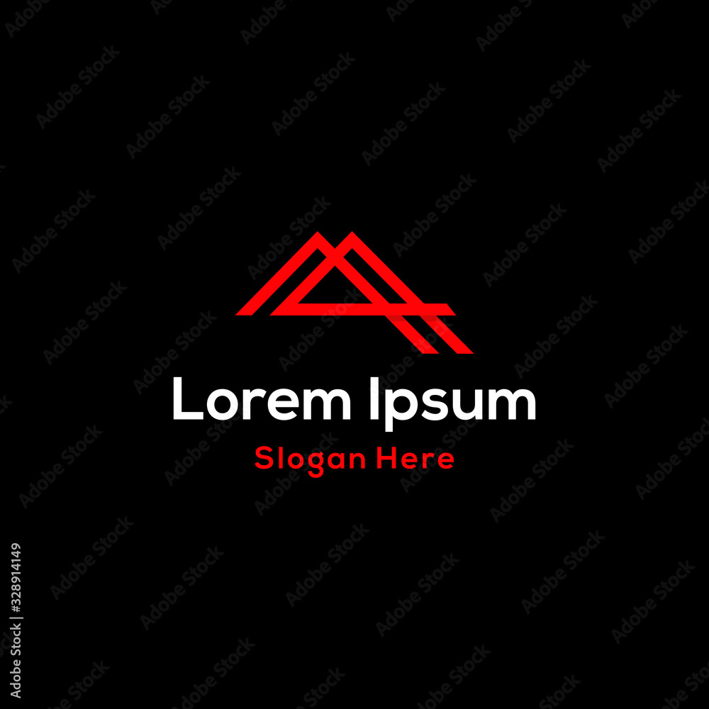 Letter AA Line Minimalist Abstract Creative Modern Icon Monogram Logo Design Template Element Vector Letter AA Line Minimalist Abstract Creative Modern Icon Monogram Logo Design Template Element Vector