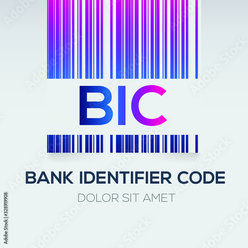 Creative logo , BIC mean (bank identifier code) .