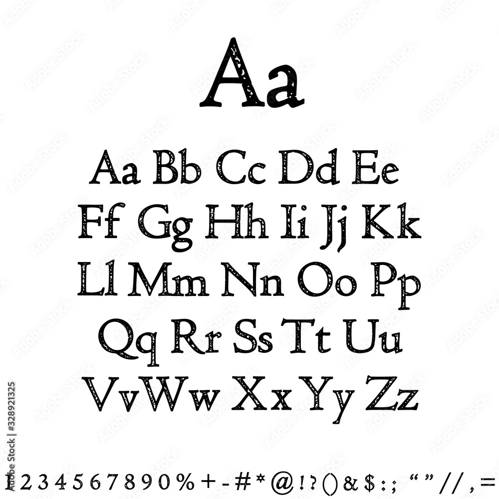 Dirty textured of typography grungy stamped alphabet font vector collection Dirty textured of typography grungy stamped alphabet font vector collection