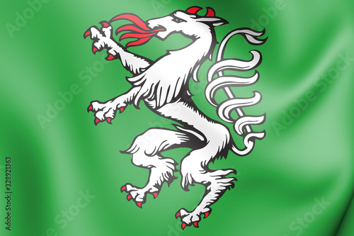 3D Steyr coat of arms, Austria. 3D Illustration. photo