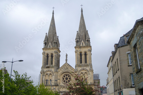 Cherburgh France Town Church Normandy