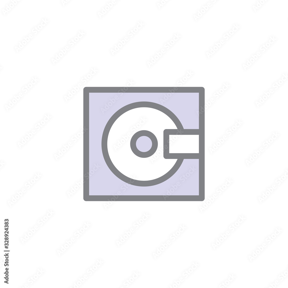 disk icon vector design template disk icon vector design template