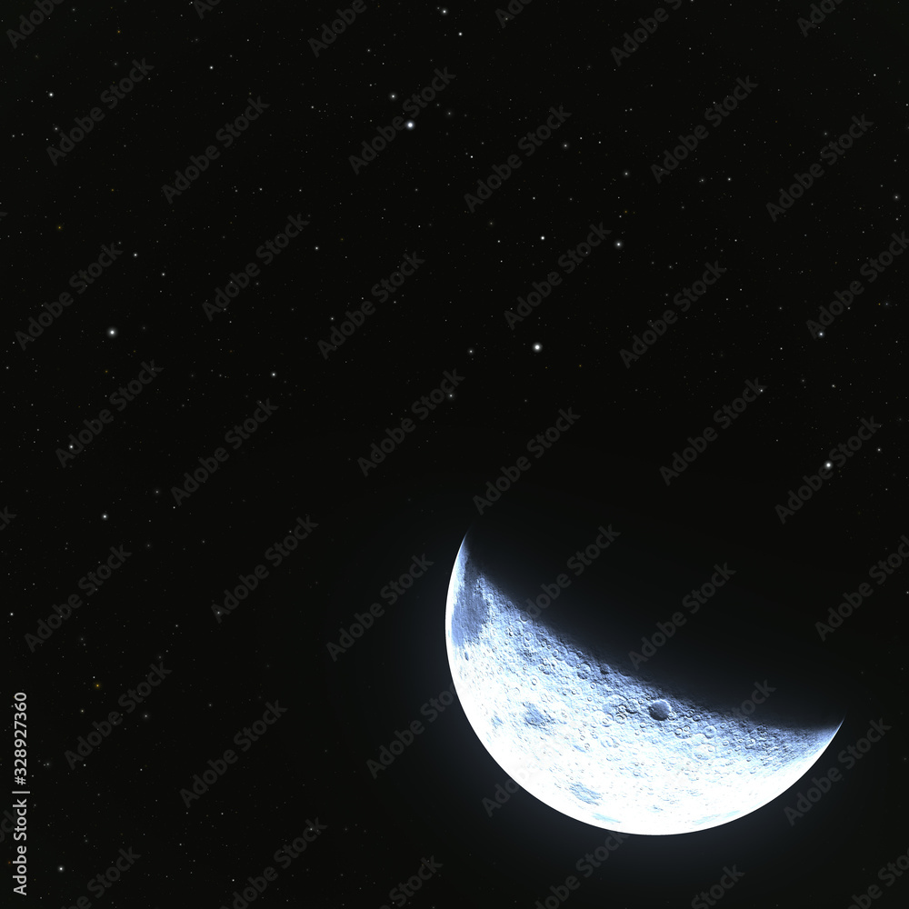 Fototapeta premium moon in the sky