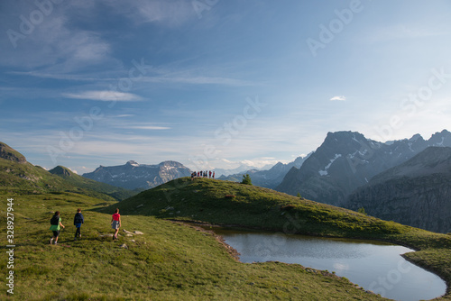 lake in the mountains