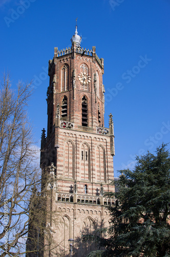 Tower of the church in Elst n the Netherlands