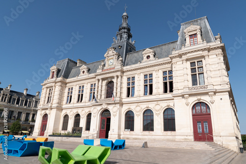 poitiers city hall town in Aquitaine region poitou charentes France
