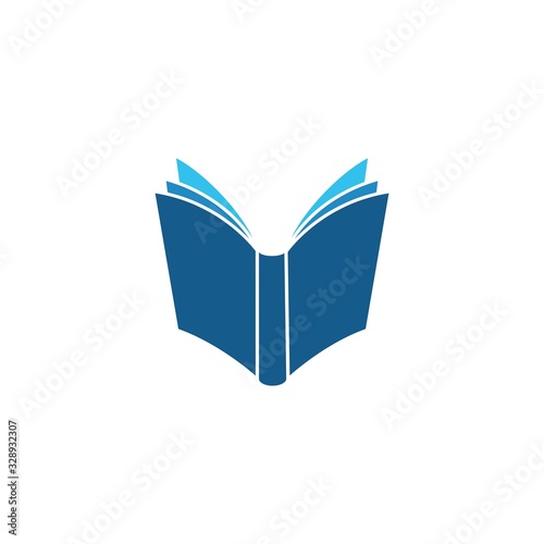 book logo, education book symbol for your company, vector icon 