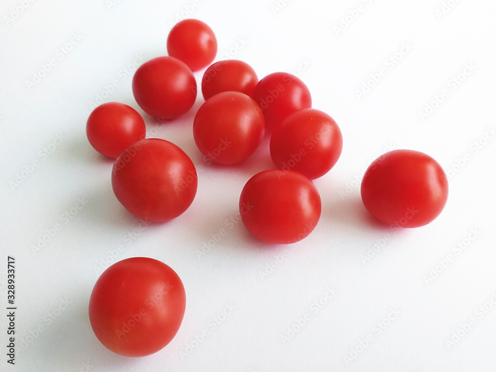 Queen tomato spread isolated on white background Queen tomato spread isolated on white background