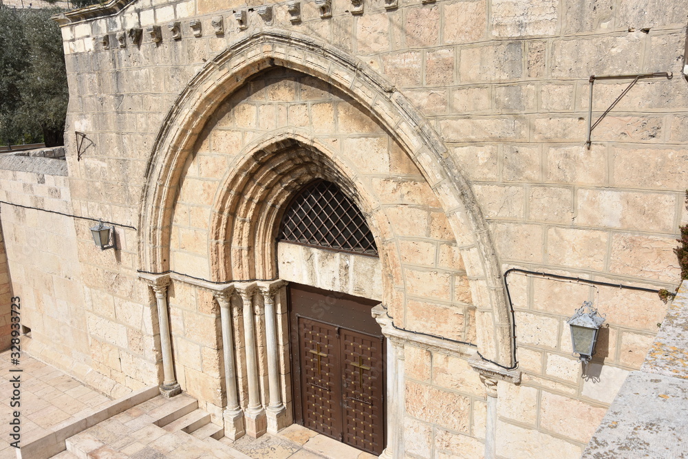 Church of the Sepulchre of Saint Mary, also Tomb of the Virgin Mary, next to the Mount of Olives, in Jerusalem