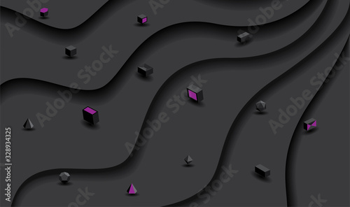 Abstract Geometric Background