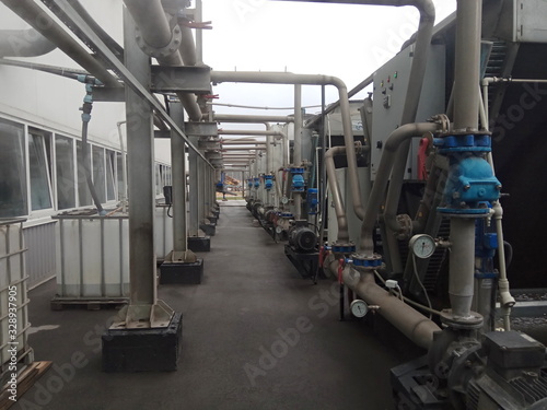 Technological Equipment Steam Cooling Pipelines