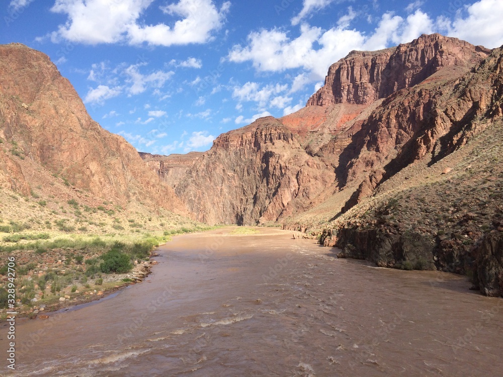 River and mountain