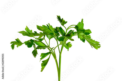 Parsley isolated on a white background. Healthy food.