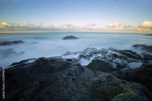 cliffs in the sea sky and landscape © hacimatrix