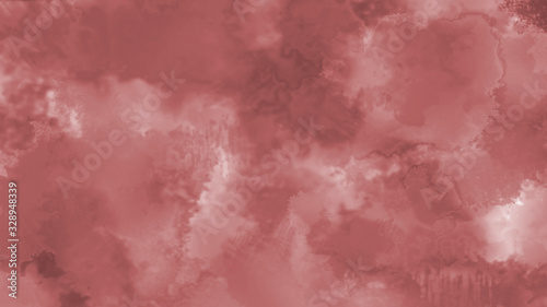 Red grunge background. Beautiful modern red watercolor concept