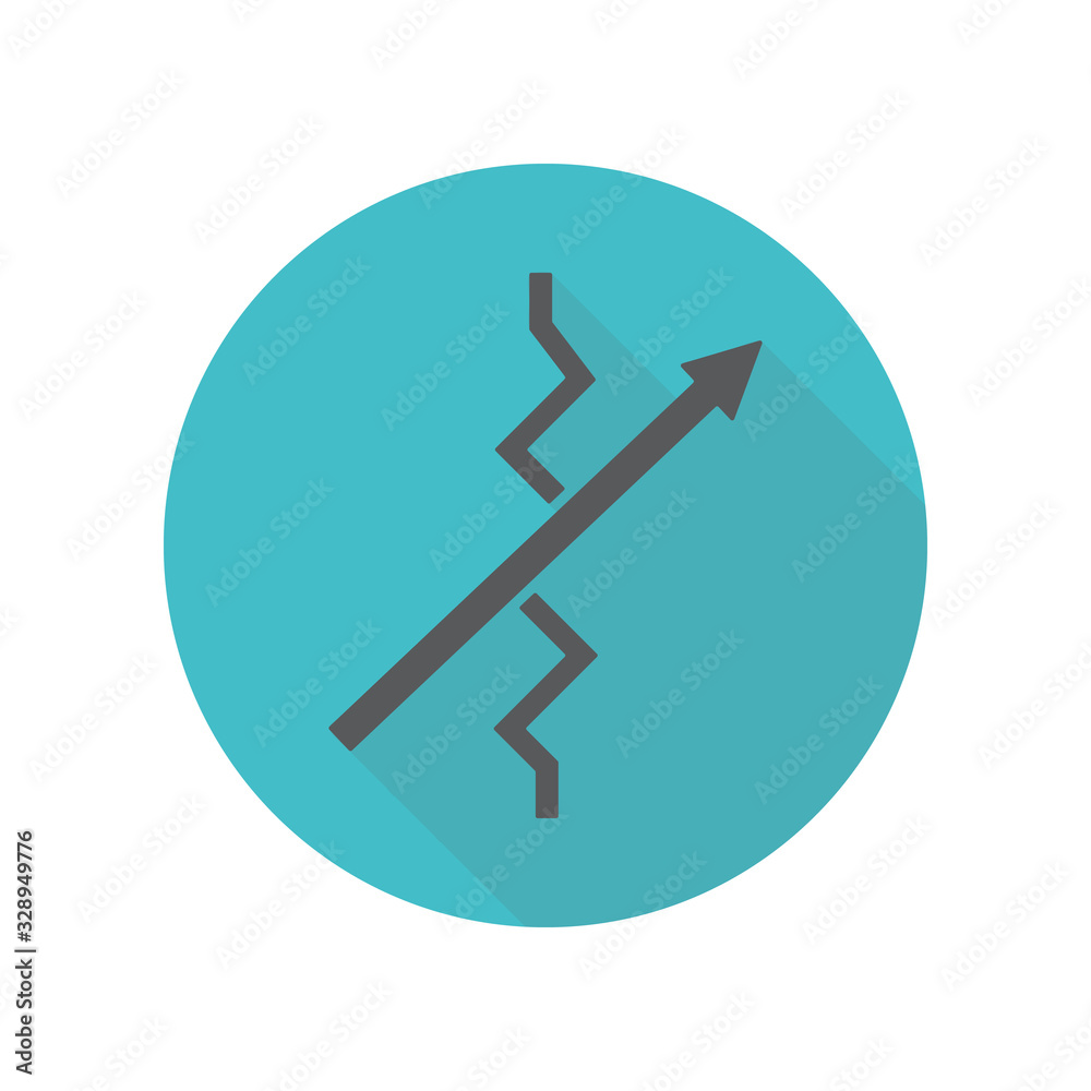 Electronic circuit symbol long shadow icon. Simple thin line, outline vector of restaurant icons for ui and ux, website or mobile application Electronic circuit symbol long shadow icon. Simple thin line, outline vector of restaurant icons for ui and ux, website or mobile application
