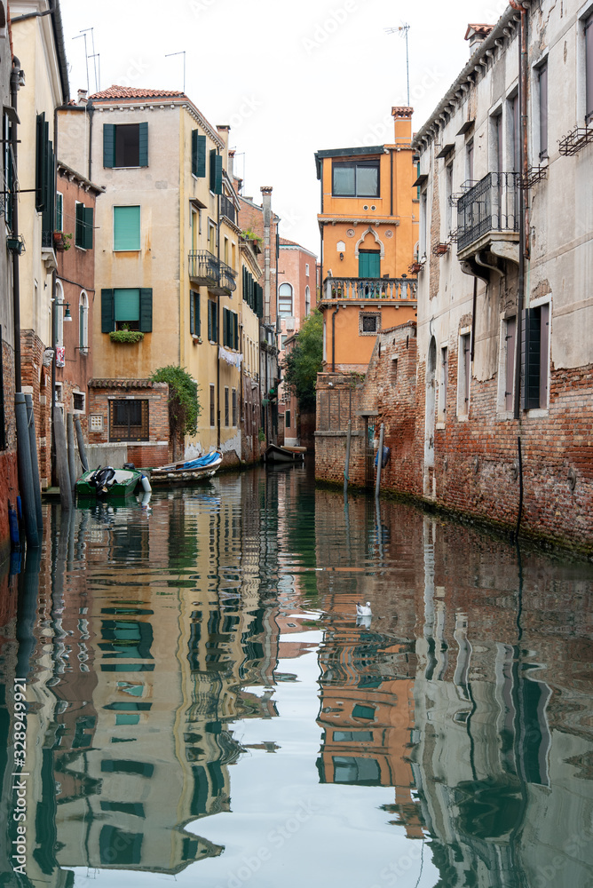Canal in Dorsoduro Quarter, Venice/Italy