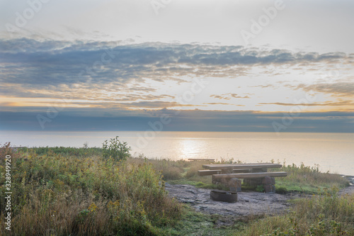 North Shore Lake Superior Picnic Table Morning (4) © Tucker