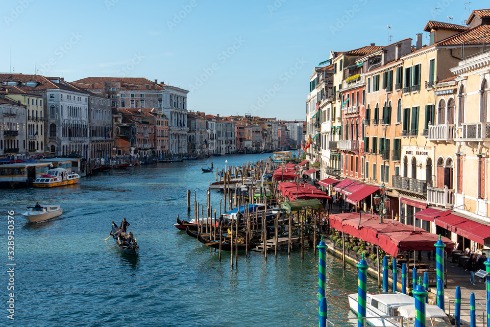 Canal Grande from Rialto Bridge, Venice/Italy