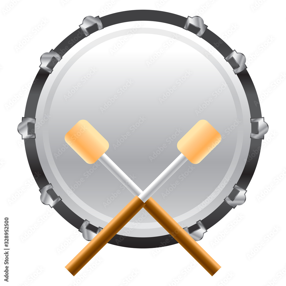 bass drum marching band illustration Stock Vector Adobe Stock