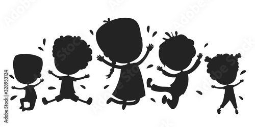 Concept Design With Kids Silhouette