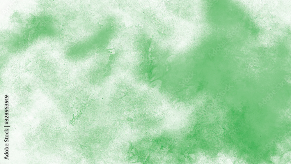 Obraz premium Green wallpaper. Green paint illustration. Grunge texture for art project