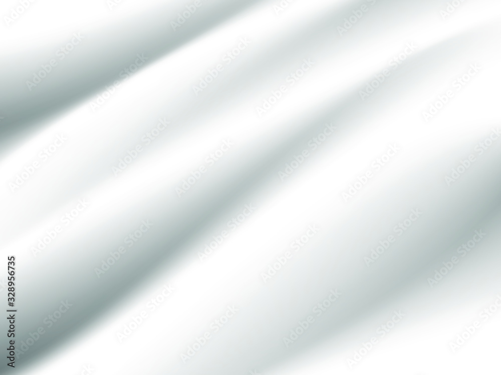 white silk cloth fabric wave overlapping with light and shadow. white and gray abstract texture background and copy space for web design white silk cloth fabric wave overlapping with light and shadow. white and gray abstract texture background and copy space for web design