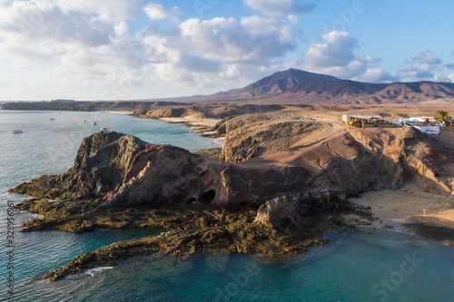 Playa blanca coast and beaches