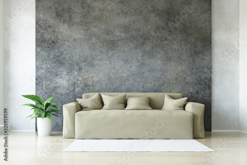 Interior Room with Sofa and...