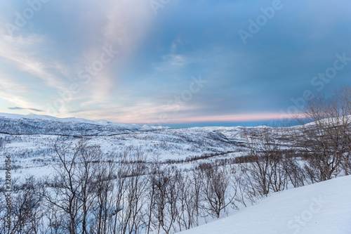 Winter Northern Norway landscape © KrisGrabiec