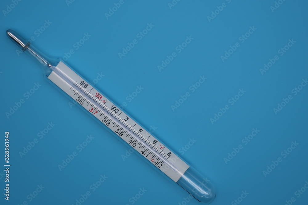 medical termometer on white background medical termometer on white background