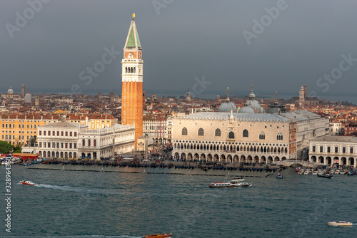 The St. Mark's Square in Venice on Rainy Weather, Venice/Italy