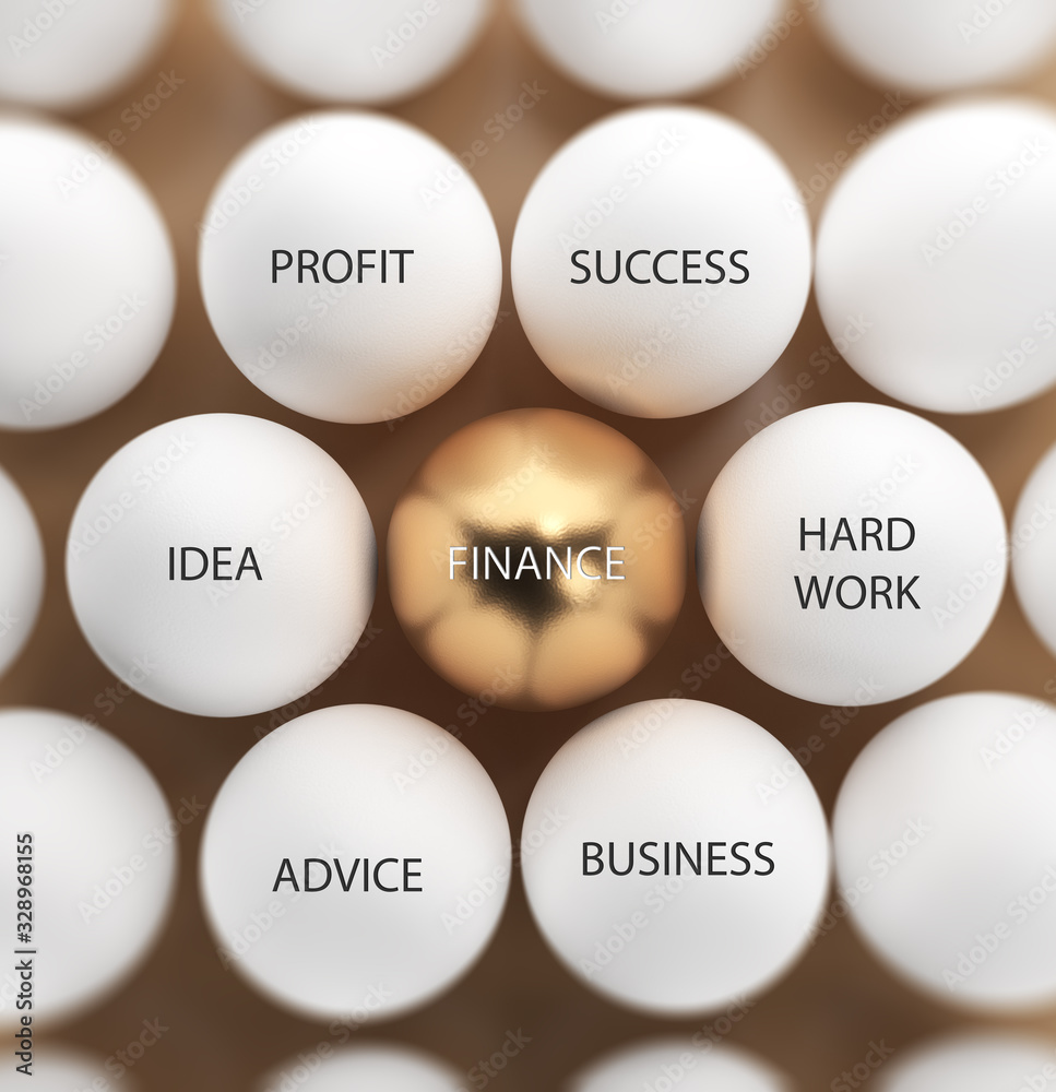 Golden Egg Finance Concept 
