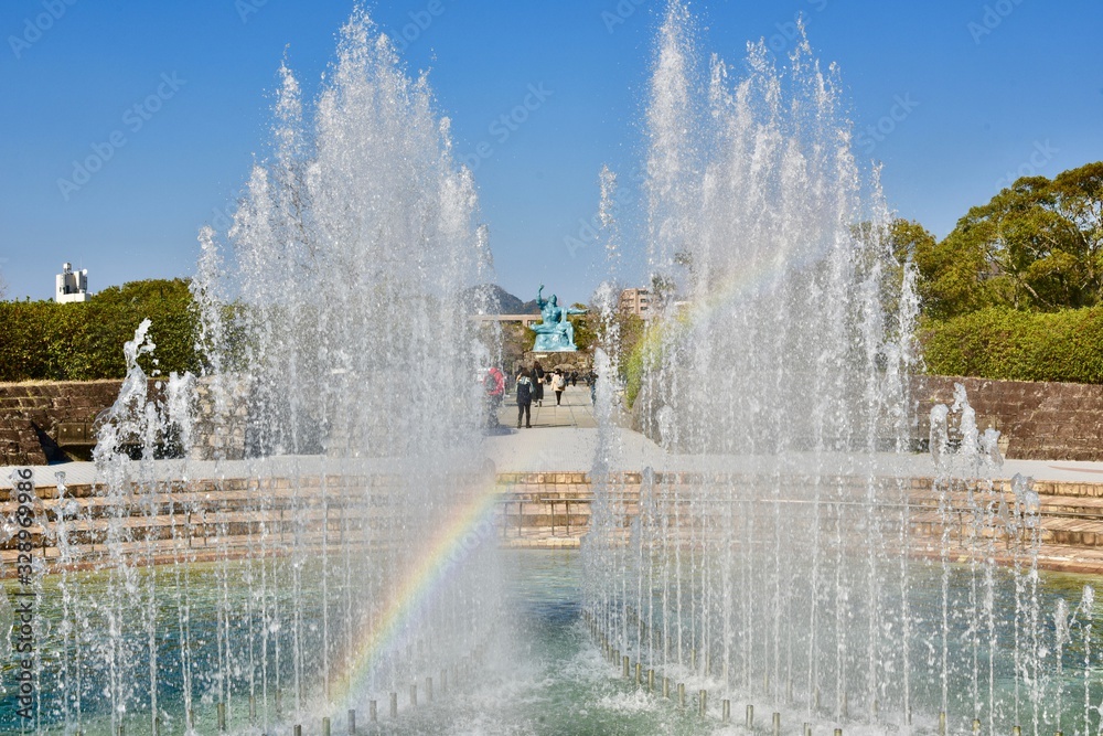 Fototapeta premium 長崎の原爆の平和記念公園