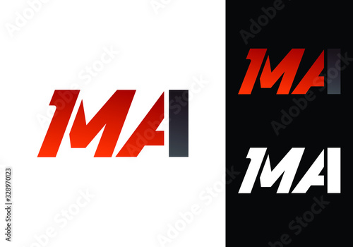 M A MA Initial Letter Logo design vector template, Graphic Alphabet Symbol for Corporate Business Identity