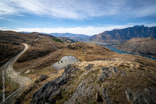 one of the views in Queenstown