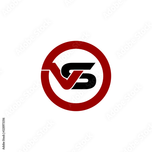 Free Download VS logo design vector  - GFXLoad