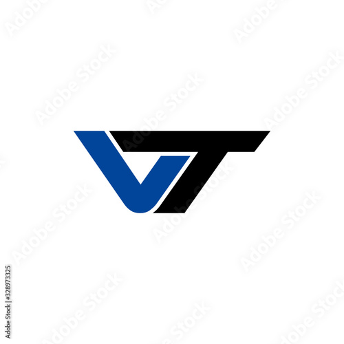 VT logo design vector 