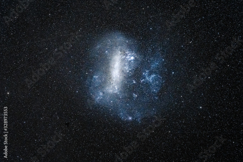 Long exposure shot of the Large Magellanic Cloud
