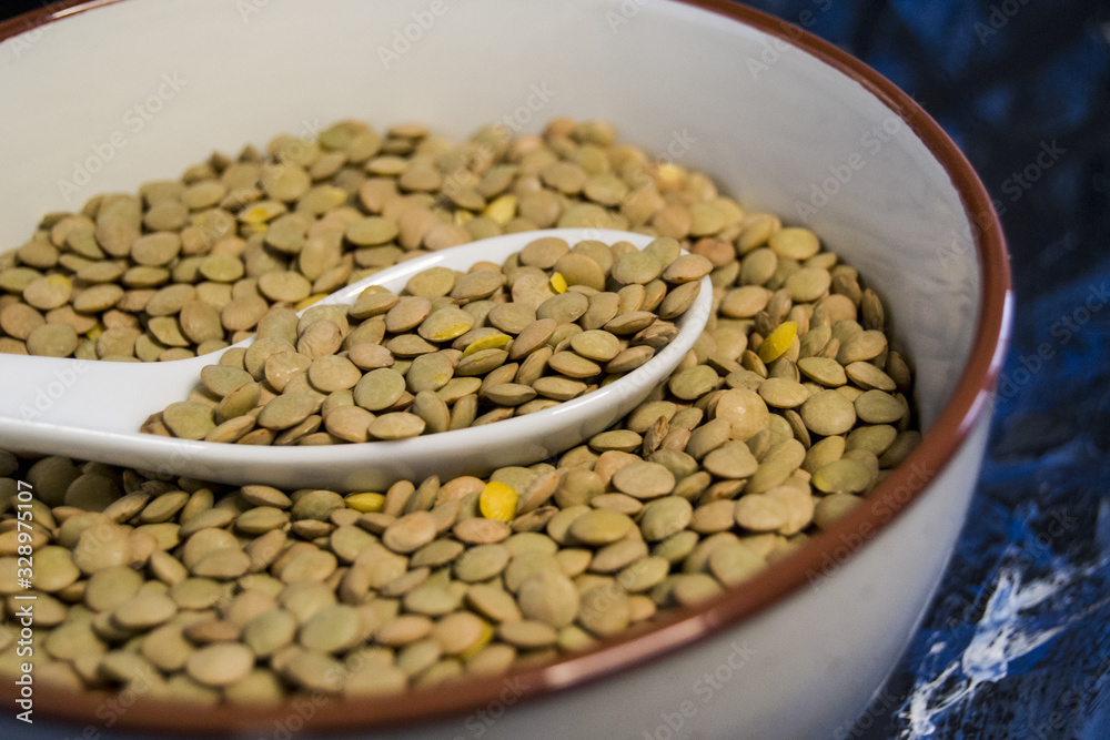 Obraz premium a lot lentils legume