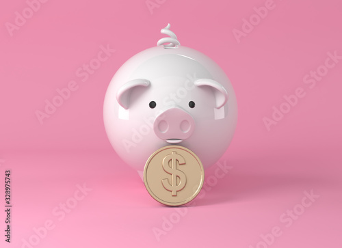Piggy Bank Finance Concept