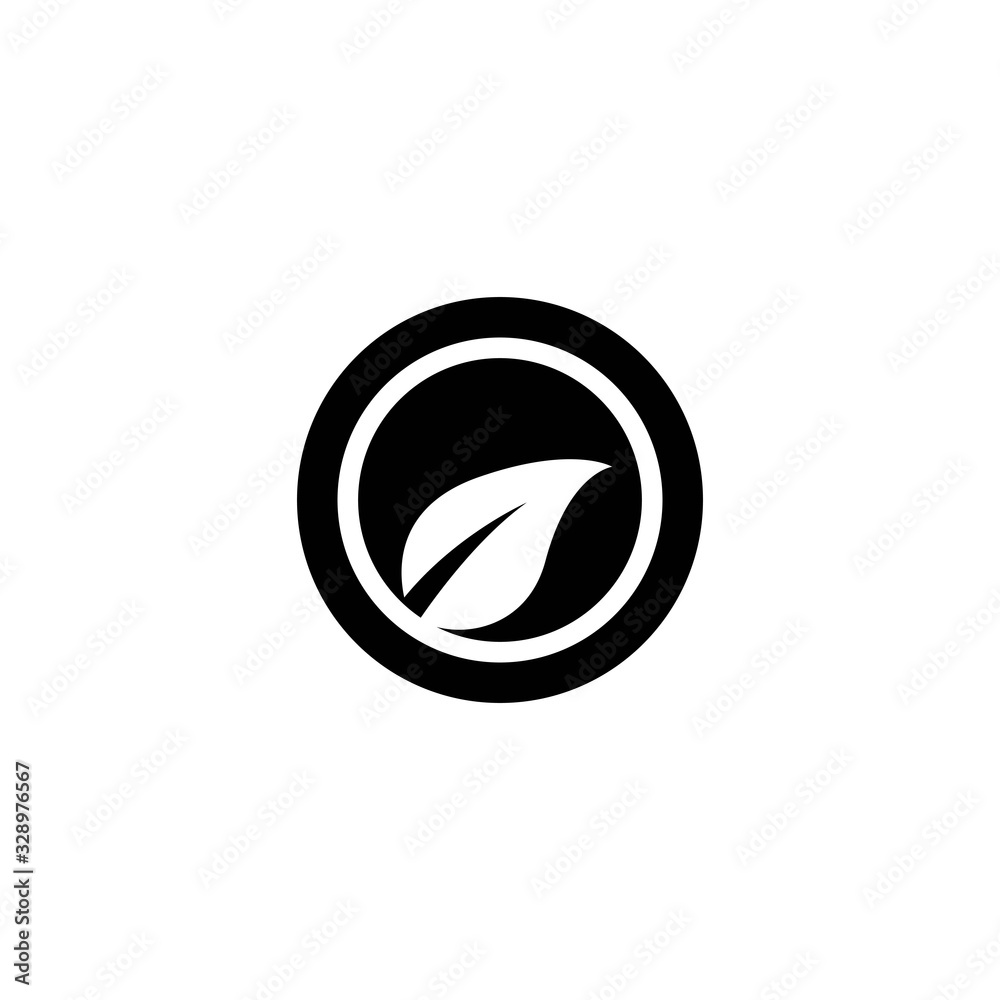 leaf vector template icon design leaf vector template icon design