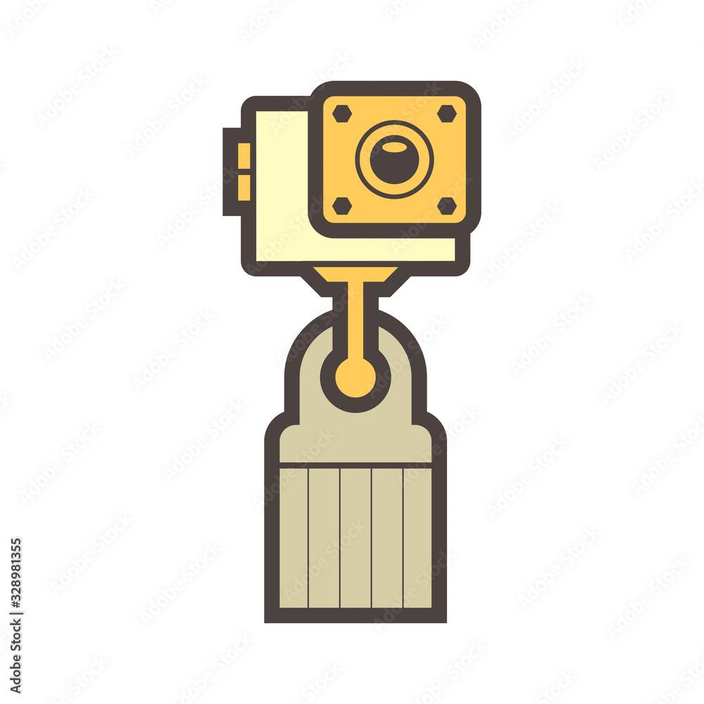 Fototapeta premium sport camera icon