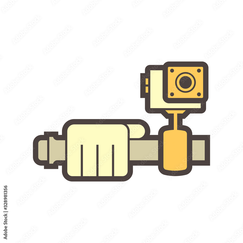 Fototapeta premium sport camera icon